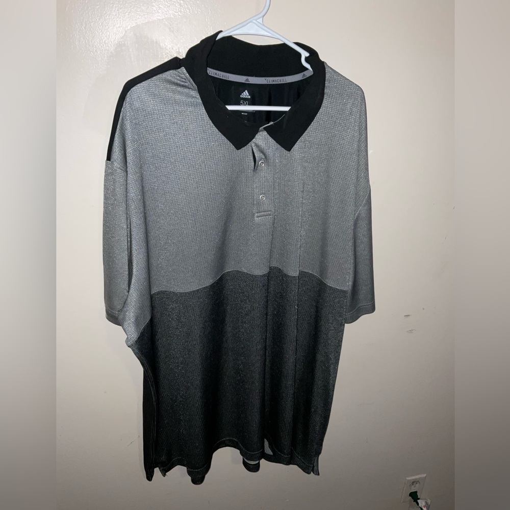 Adidas Golf Polo Gray and Black